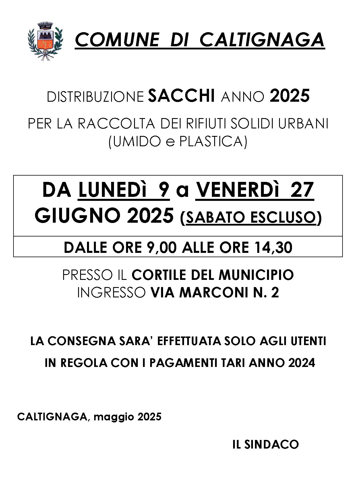 Volantino con riproduzione testo