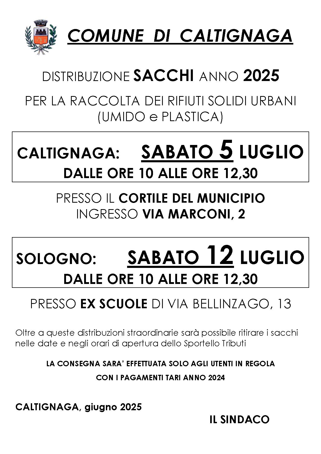 Volantino con riproduzione testo